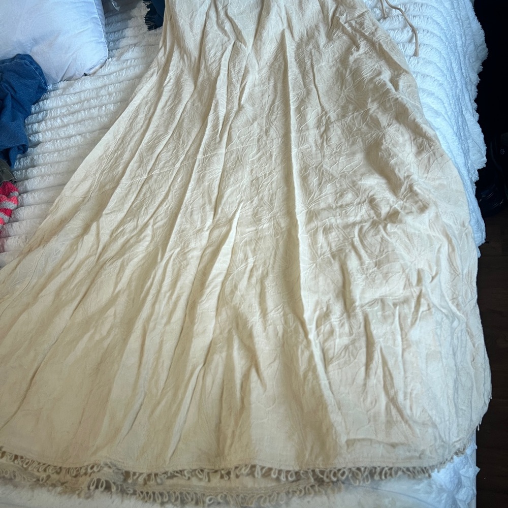 Mango Cream Maxi Dress - Picture 13 of 13